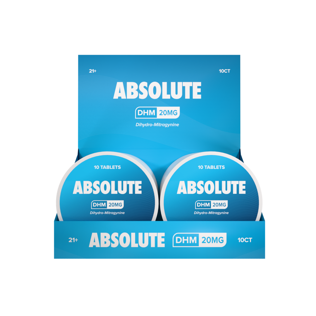 Absolute DHM 10-Count Display Box — 12 Units (10 Tablets per Puck) - Image 3